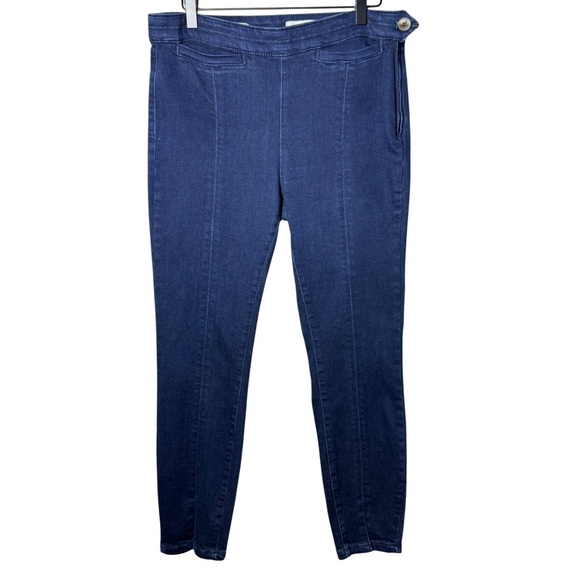 Pilcro and the Letterpress by Anthropologie Women’s High-Rise Skinny Side Button - Picture 1 of 15